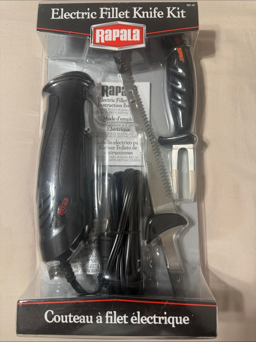 Electric Fillet Knife Kit - Black